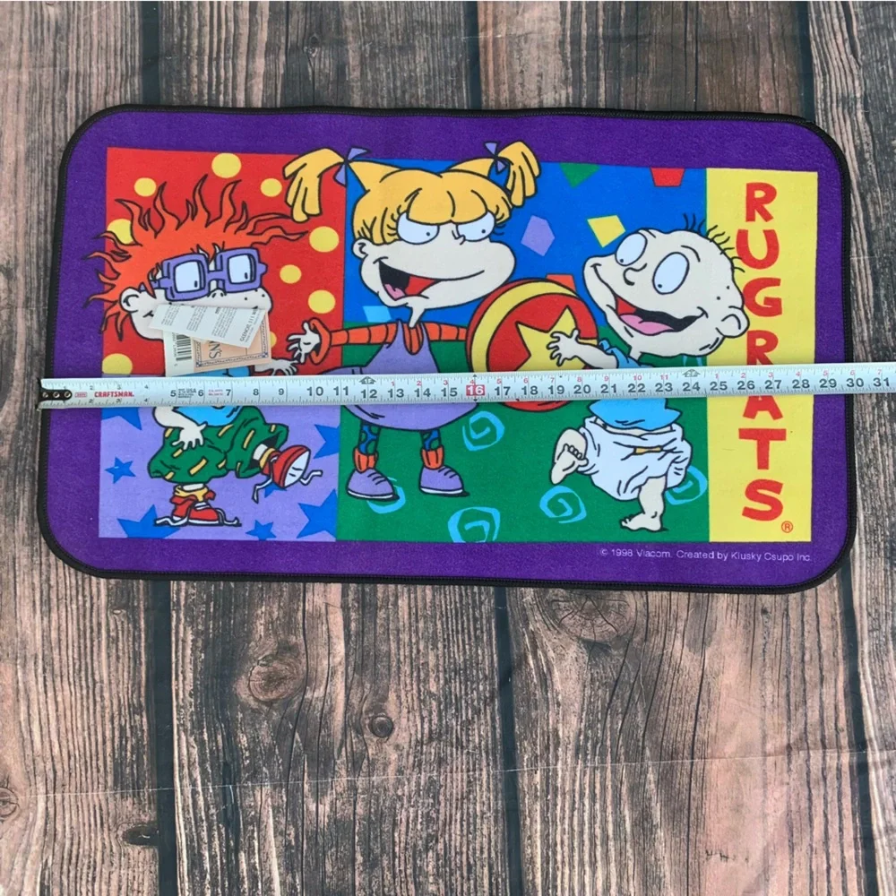 1998 Rugrats Bath Rug Mat Viacom 90’s 18x30